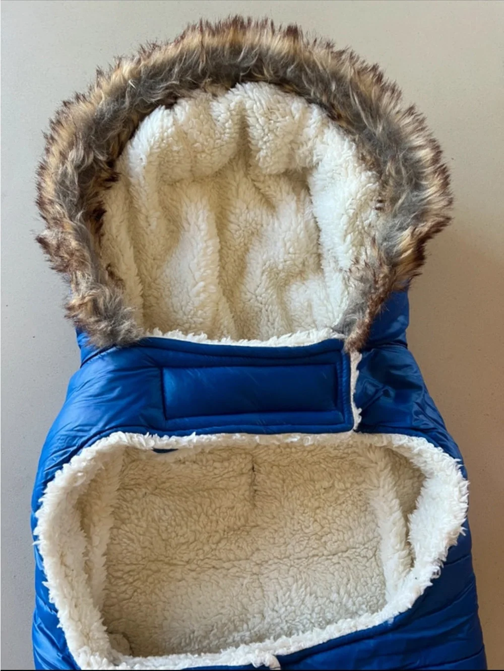 äd Worthy Dog Puffer Jacket - Blue, Warm & Lightweight XL